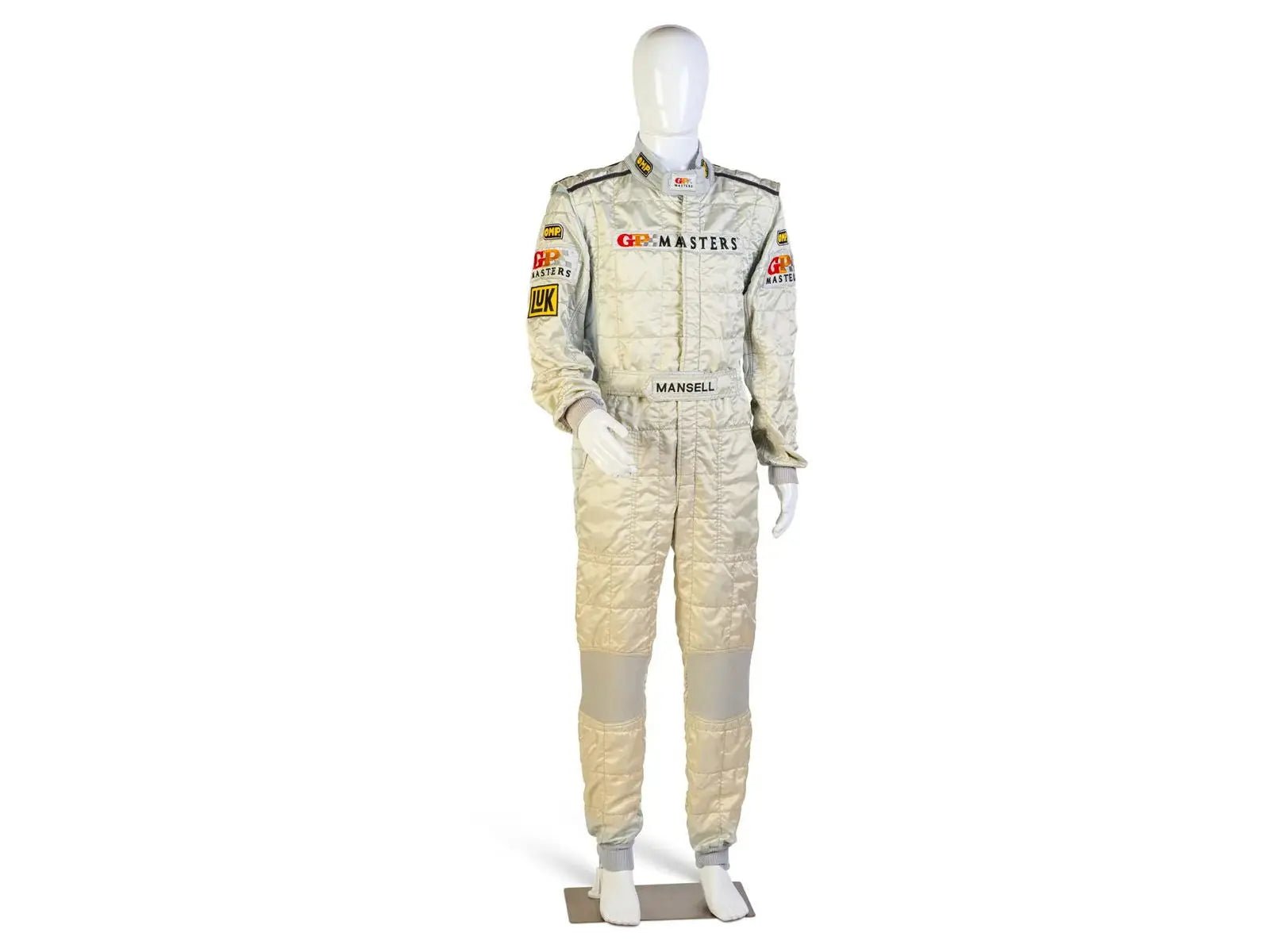 2005 GP Masters OMP NIGEL MANSELL’S Race Suit – SpeedX Racegear product photo