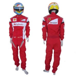 2013 Fernando Alonso Ferrari F1 Embroidered Racing Suit – SpeedX Racegear product photo
