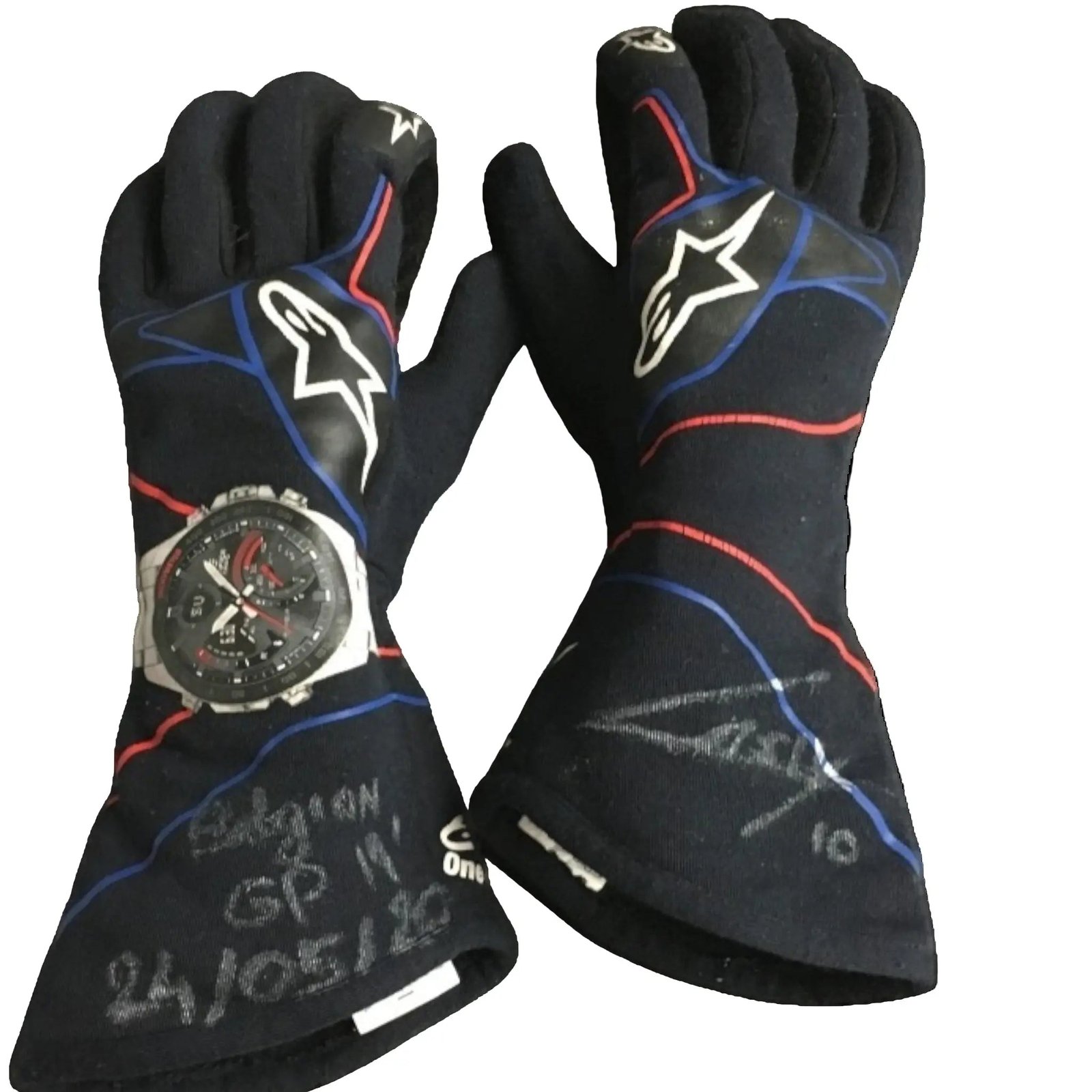 2019_Pierre_Gasly_Belgian_GP_F1_Race_Gloves-001.jpg 2019 Pierre Gasly Belgian GP F1 Race Gloves – SpeedX Racegear product photo