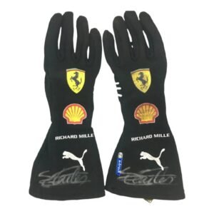 2021 Charles Leclerc Ferrari Monaco GP F1 gloves – SpeedX Racegear product photo
