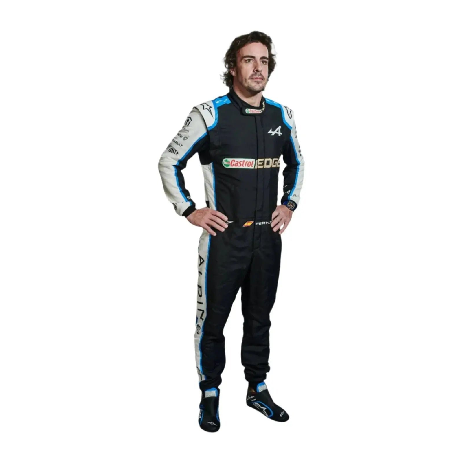 2021_FERNANDO_ALONSO_ALPHINE_F1_RACE_SUIT.jpg 2021 FERNANDO ALONSO ALPHINE F1 RACE SUIT – SpeedX Racegear product photo