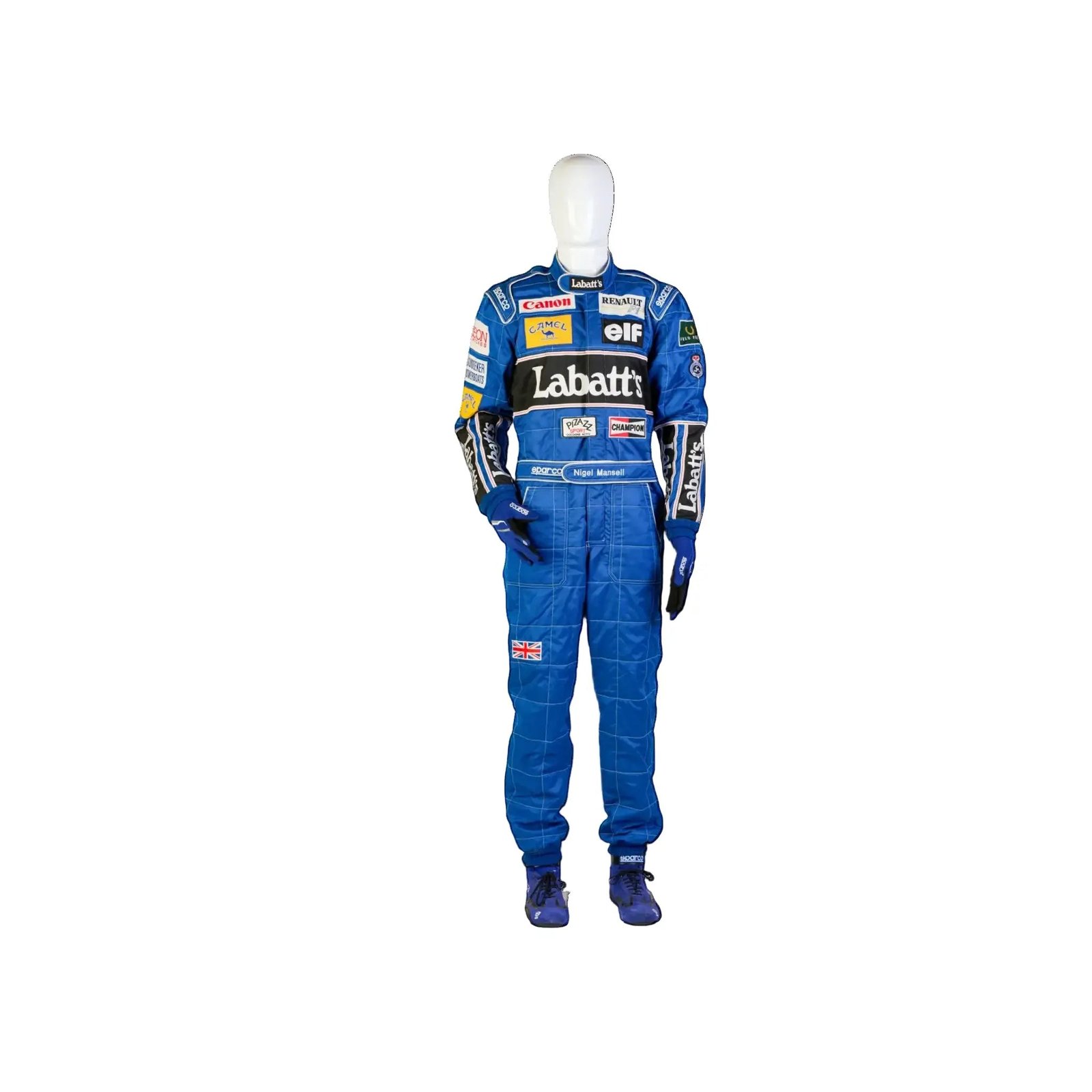 2022_Goodwood_Festival_of_Speed_NIGEL_MANSELL_S_Race_Suit.jpg 2022 Goodwood Festival of Speed Nigel Mansell’s Race Suit – SpeedX Racegear product photo