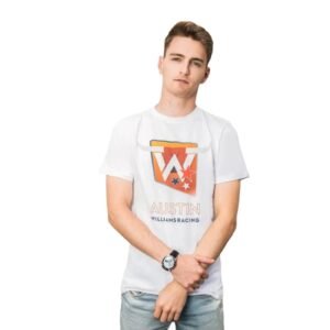 2023 Adult Austin Race T-Shirt White – SpeedX Racegear product photo
