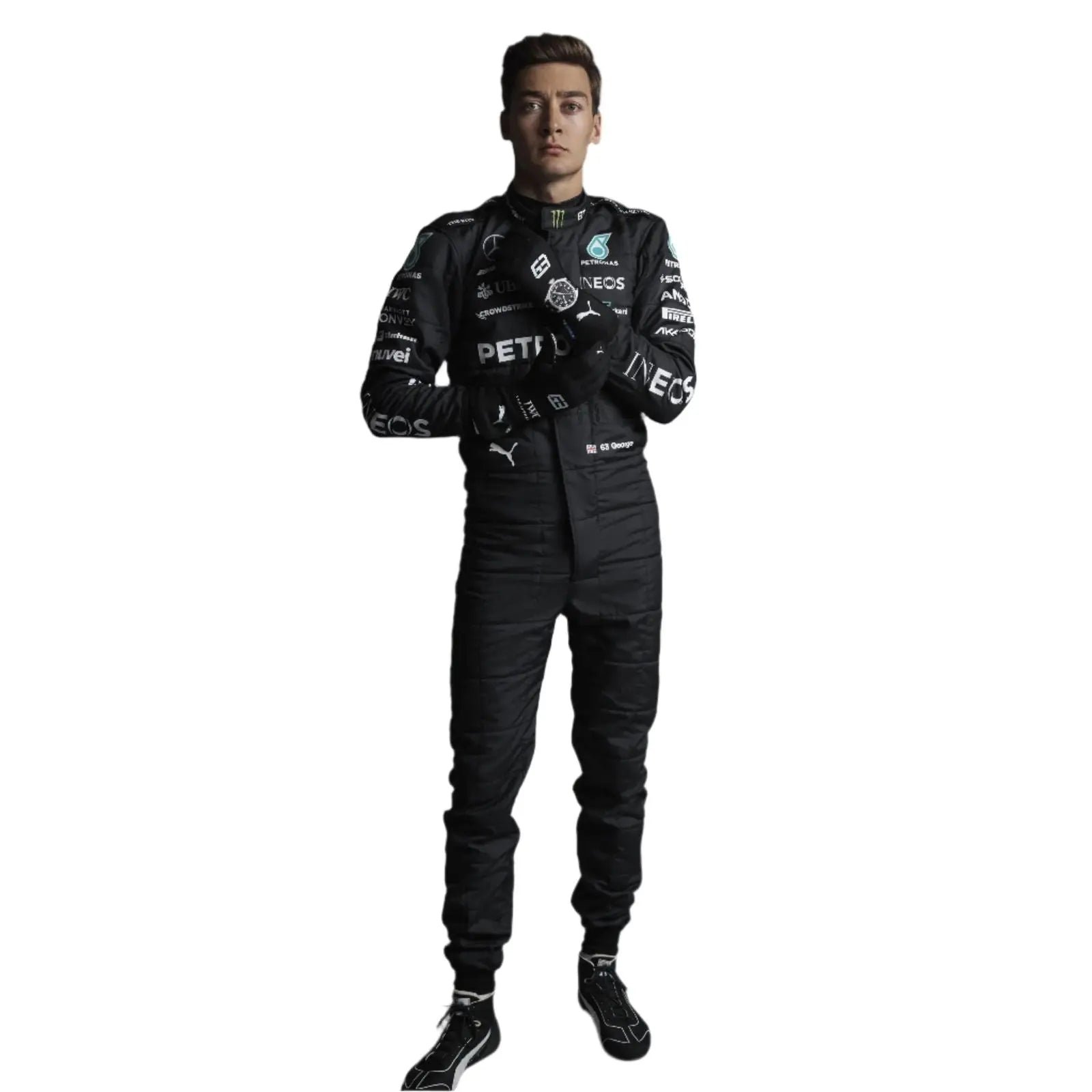 2023_George_Russell_Replica_Race_Suit_-_Mercedes-AMG_Petronas_F1_-_Speedxcrafts-5169968_859c0723-9a1f-4491-a6e6-6fad194dfd1a.jpg 2023 George Russell Replica Race Suit – Mercedes-AMG Petronas F1 – SpeedX Racegear product photo