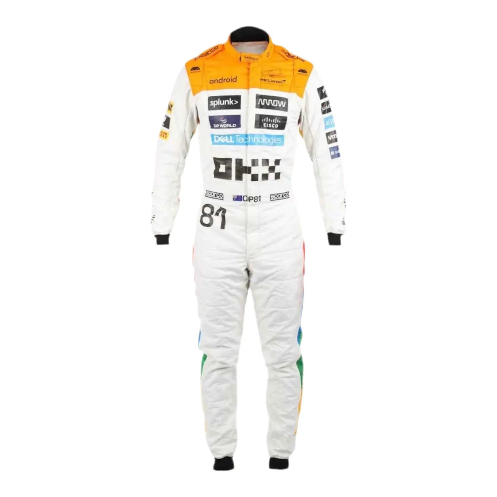 2023_McLaren_Silverstone_GP_Oscar_Piastri_F1_Race_Suit.jpg 2023 McLaren Silverstone GP Oscar Piastri F1 Race Suit – SpeedX Racegear product photo