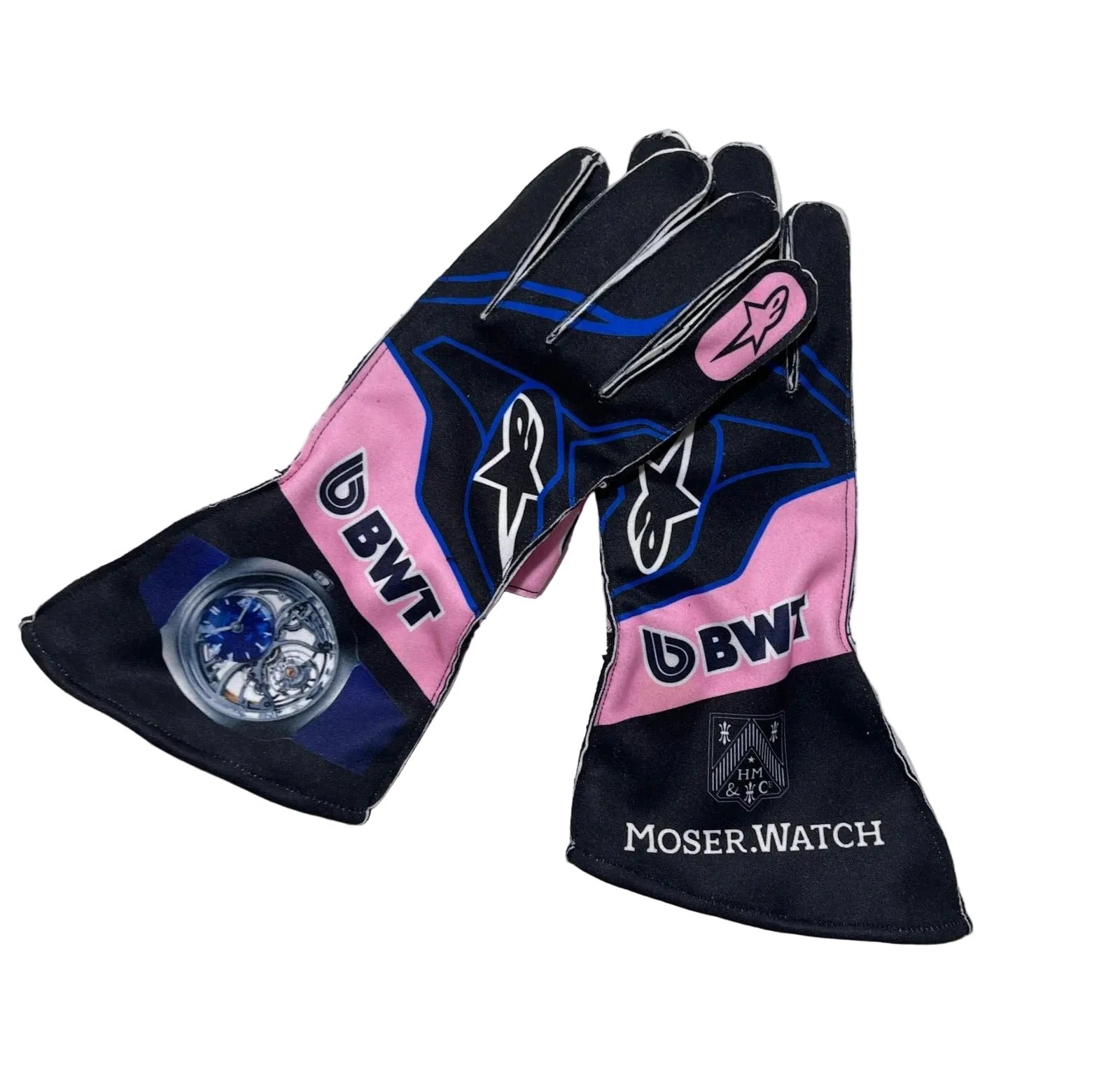 2025_BWT_Alpine_F1_Team_Replica_Race_Gloves.jpg 2025 BWT Alpine F1 Team Replica Race Gloves – SpeedX Racegear product photo