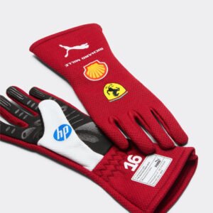 2025 Charles Leclerc Scuderia Ferrari Replica F1 Race Gloves – SpeedX Racegear product photo