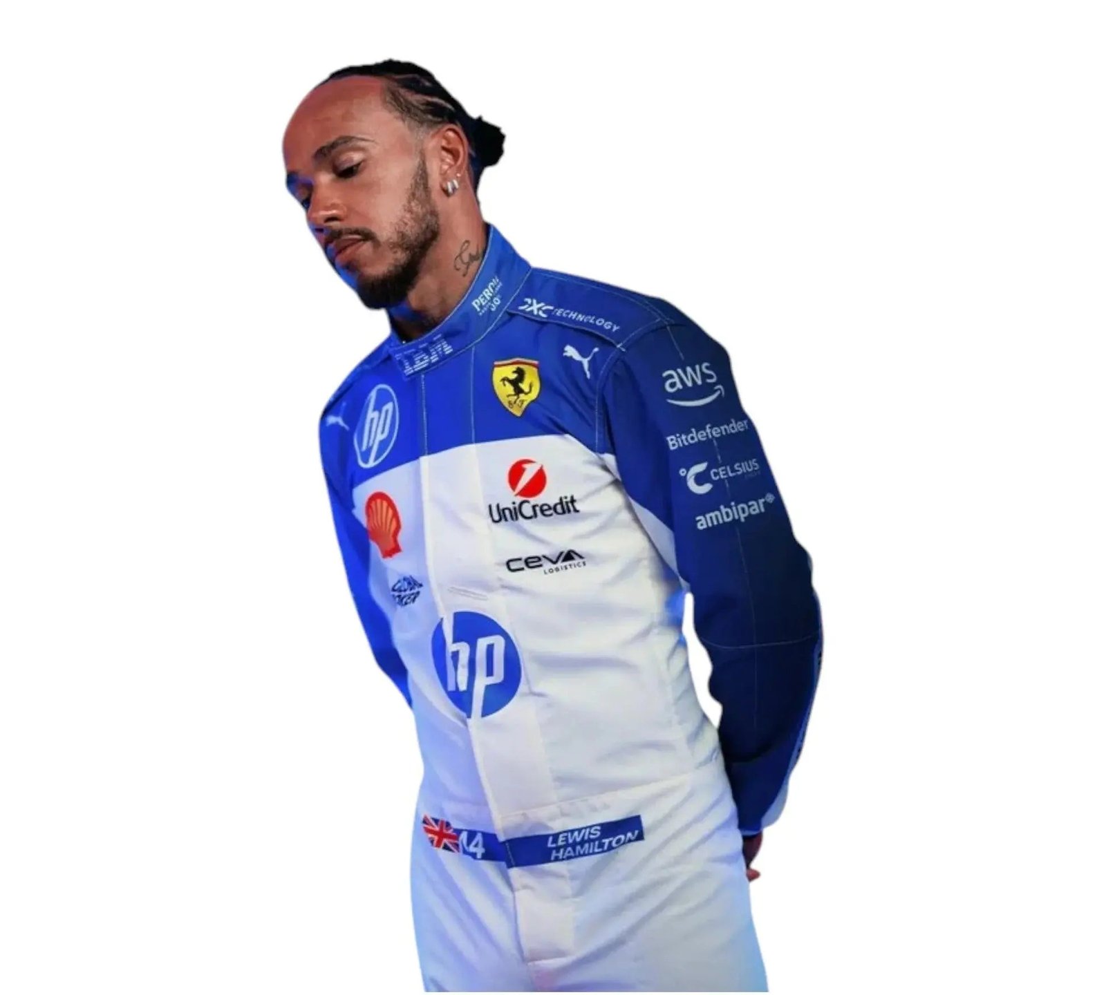 2025_Lewis_Hamilton_Ferrari_HP_Race_Suit_-_Miami_GP-001.jpg Lewis Hamilton HP 2025 Ferrari Race Suit – Miami GP – SpeedX Racegear product photo