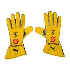 2025 Scuderia Ferrari F1 Team Silverstone Gloves – SpeedX Racegear product photo