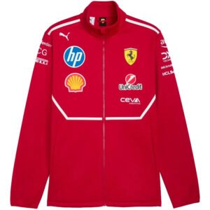 2025 Scuderia Ferrari F1 Team Softshell zip jacket – SpeedX Racegear product photo