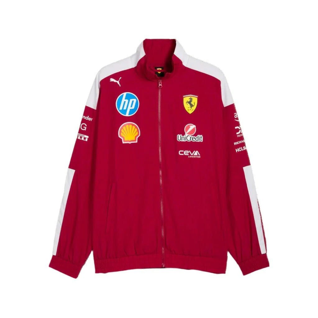 2025_Scuderia_Ferrari_F1_Team_T7_Oversized_Jacket_-_Dark_Cherry.jpg 2025 Scuderia Ferrari F1 Team T7 Oversized Jacket – Dark Cherry – SpeedX Racegear product photo