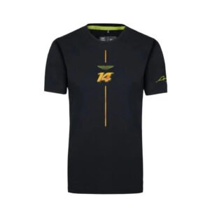 AMF1 Fernando Alonso Limited Edition T-Shirt – Black – SpeedX Racegear product photo
