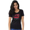 Ayrton Senna Ladies T-Shirt Senna Black – SpeedX Racegear product photo