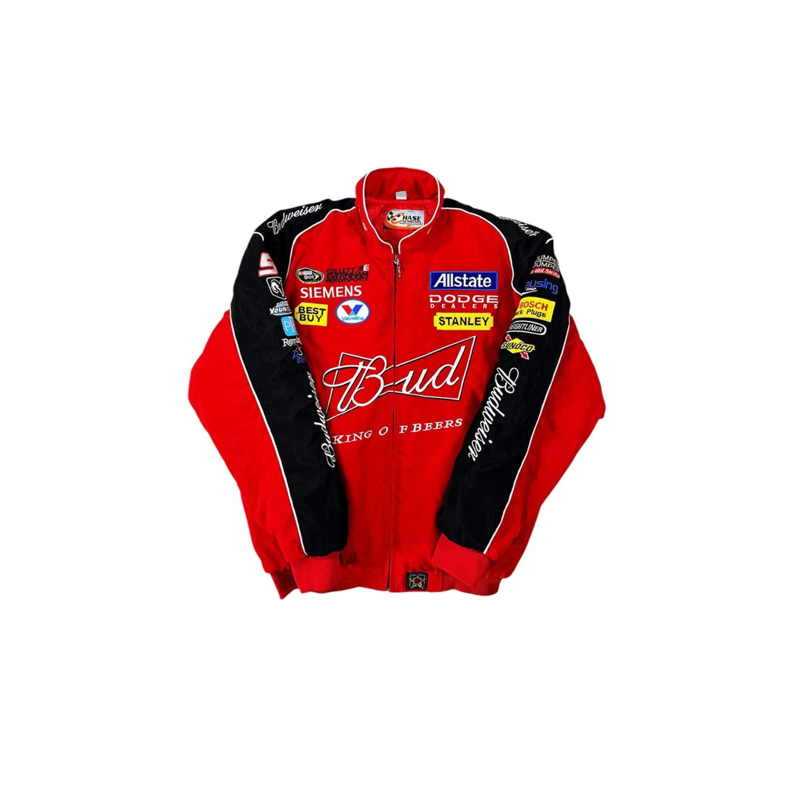 Budweiser Racing Vintage Jacket – Red Edition – SpeedX Racegear product photo