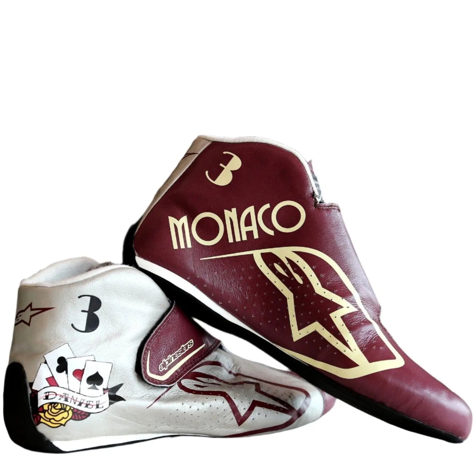 Daniel_Ricciardo_Monaco_Race_Boots_-_Speedxcrafts-5172274.jpg Daniel Ricciardo Monaco Race Boots – SpeedX Racegear product photo