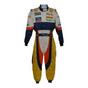 Fernando Alonso 2008 Renault F1 race suit – SpeedX Racegear product photo