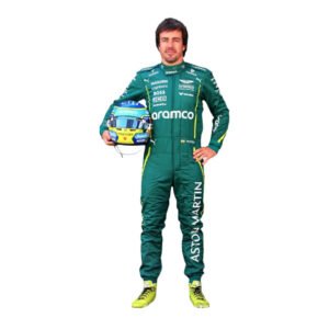 2025 Fernando Alonso Aston Martin F1 Racing Suit – SpeedX Racegear product photo