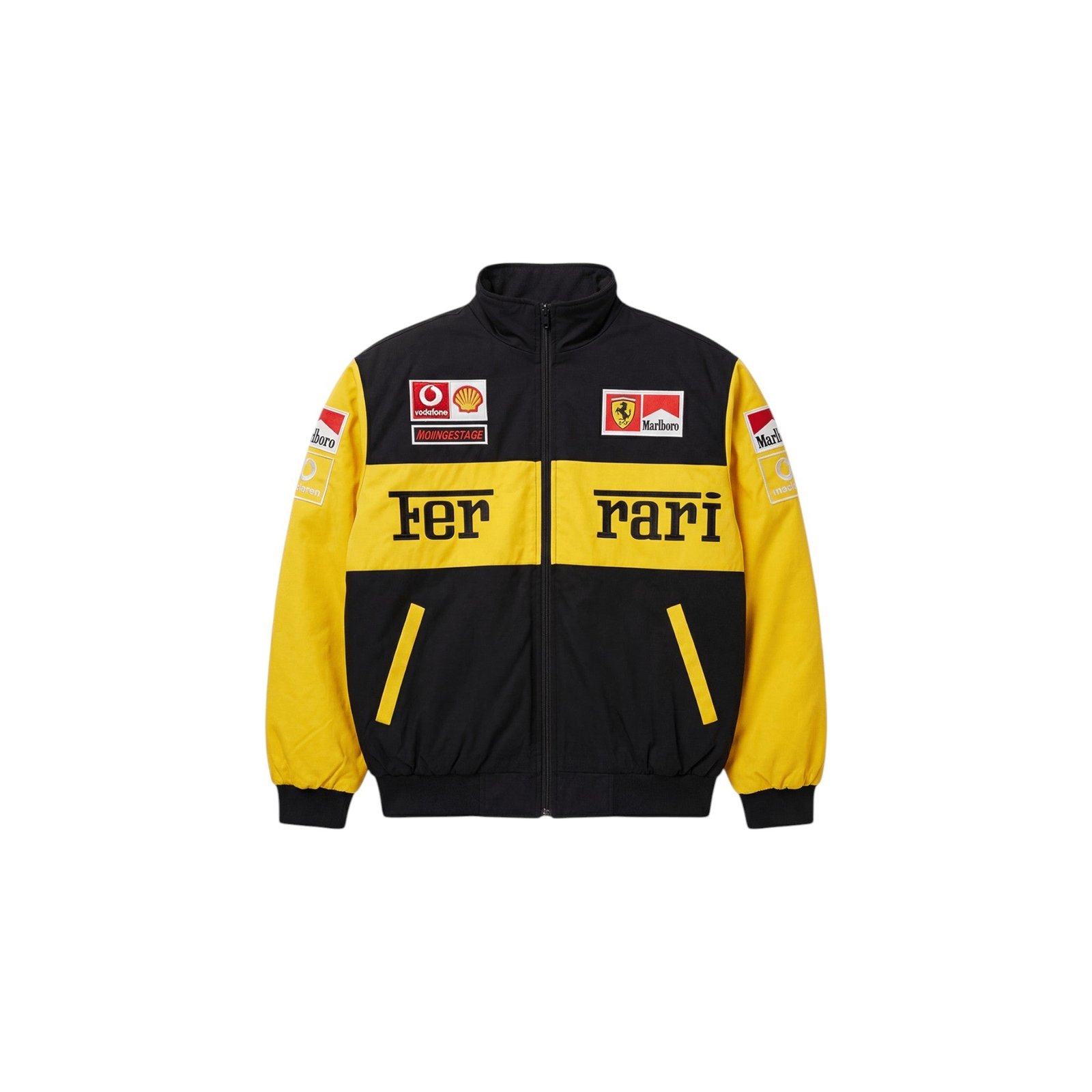 Ferrari F1 Vintage Racing Jacket – Yellow Edition – SpeedX Racegear product photo