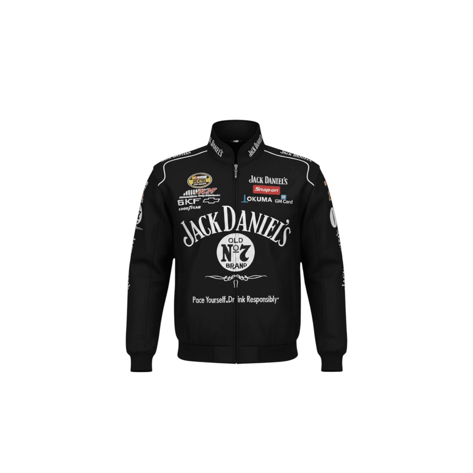 Jack Daniel’s Racing Vintage Jacket – Black Edition – SpeedX Racegear product photo