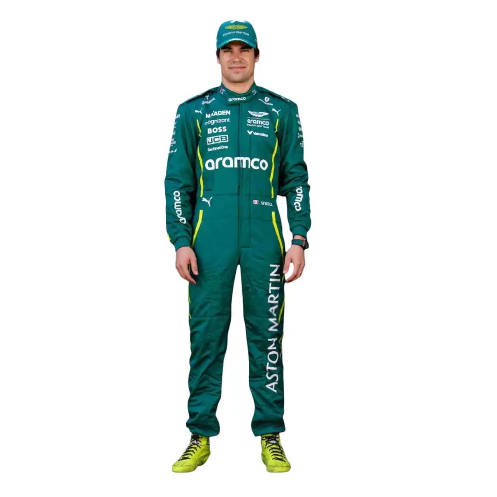 Lance_Stroll_Aston_Martin_F1_Racing_Suit_2025_2.jpg 2025 Lance Stroll Aston Martin F1 Racing Suit – SpeedX Racegear product photo