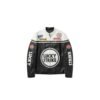 Lucky Strike Vintage Racing Leather Jacket – White & Black Edition – SpeedX Racegear product photo