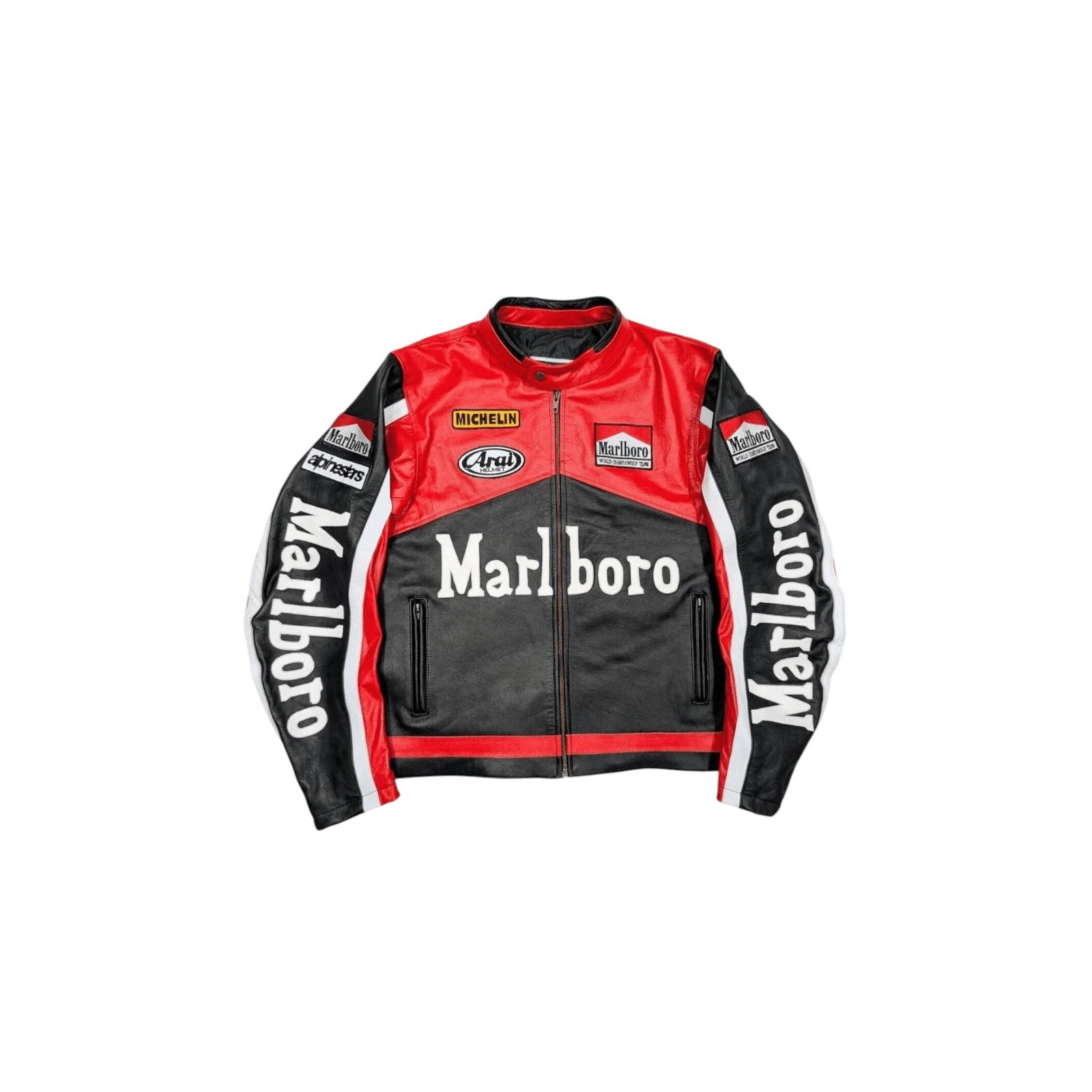 Marlboro_Vintage_Racing_Leather_Jacket_-_Classic_Edition.jpg Marlboro Vintage Racing Leather Jacket – Classic Edition – SpeedX Racegear product photo