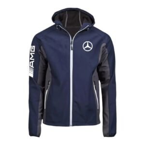 Mercedes AMG SoftShell Racing Jacket With Hoodie – SpeedX Racegear product photo