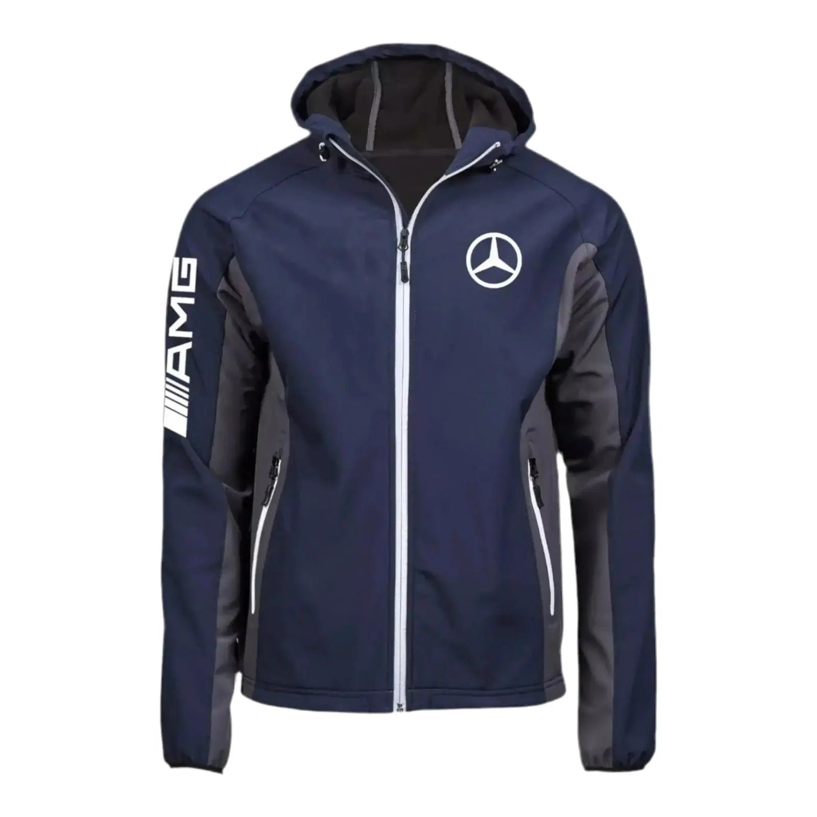 Mercedes_AMG_SoftShell_Racing_Jacket_With_Hoodie-001.jpg Mercedes AMG SoftShell Racing Jacket With Hoodie – SpeedX Racegear product photo