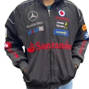 Mercedes F1 Racing Bomber Jacket – SpeedX Racegear product photo