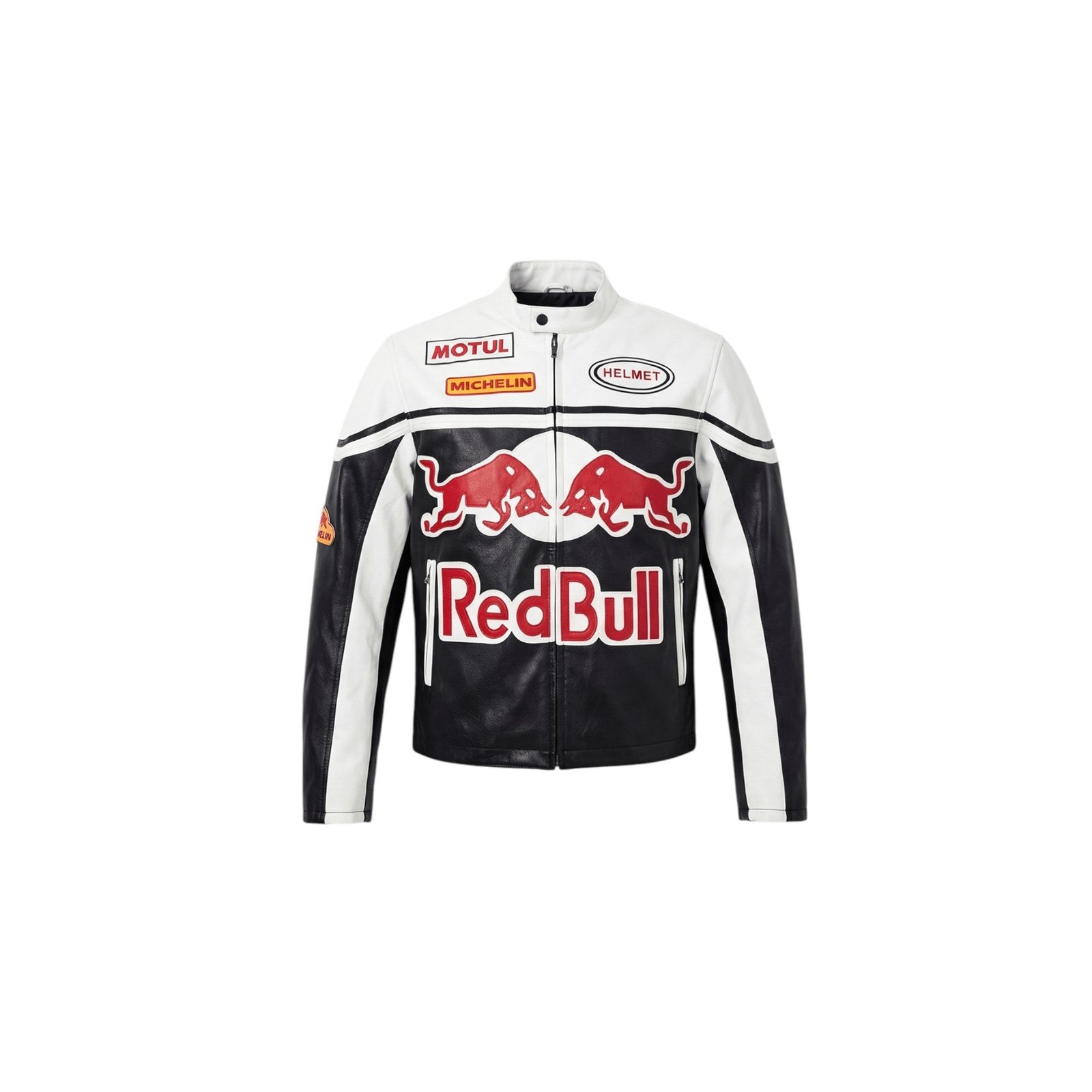 Red_Bull_Racing_Leather_Jacket_-_White_Edition.jpg Red Bull Racing Leather Jacket – White Edition – SpeedX Racegear product photo