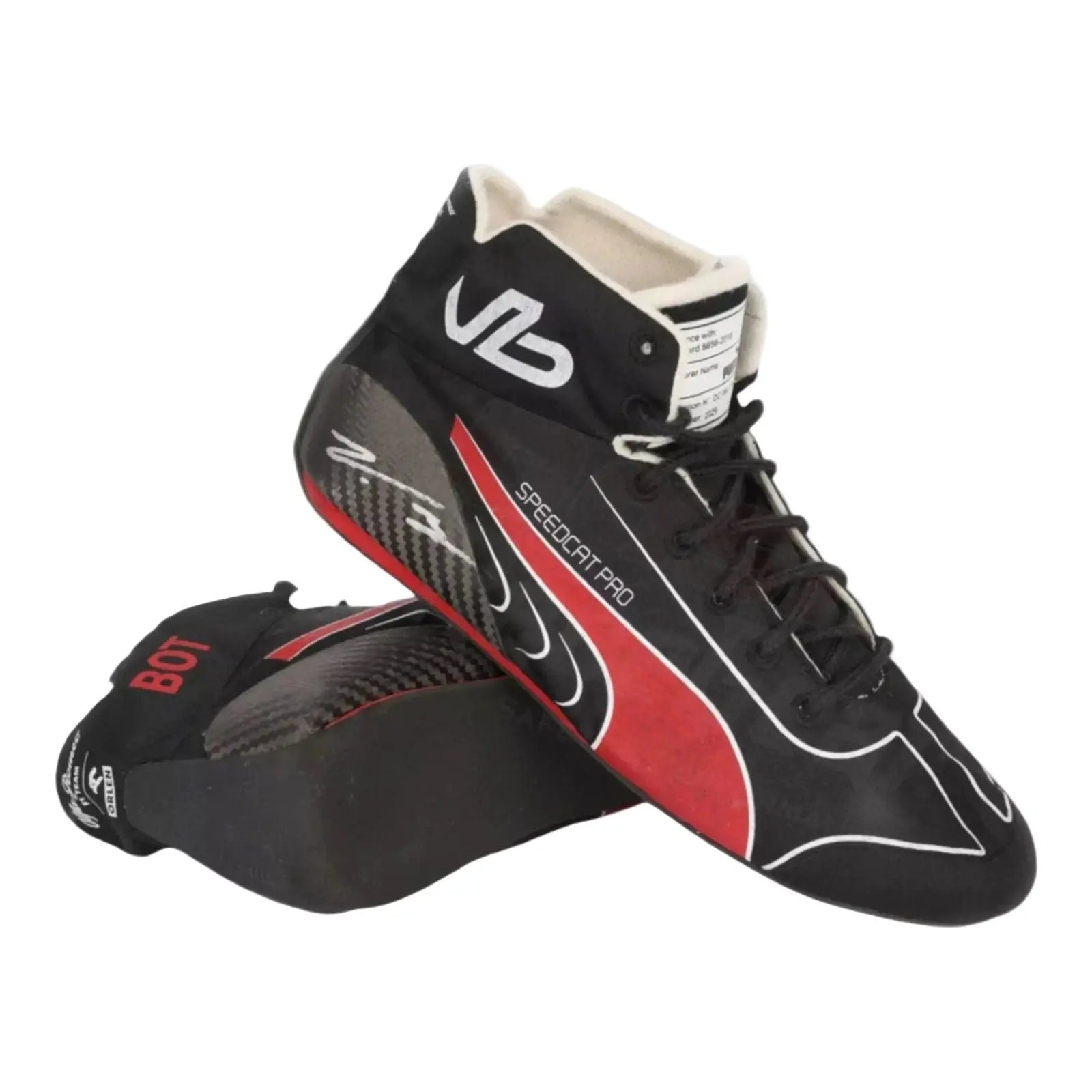 Sauber Alfa Romeo Valtteri Bottas 2022 F1 Boots – Team ORLEN – SpeedX Racegear product photo