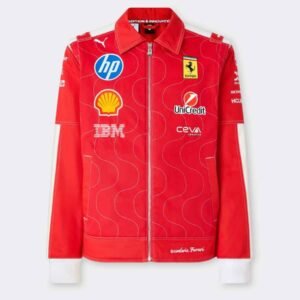 Scuderia Ferrari HP 2025 Monza Limited Edition Team Replica Jacket – SpeedX Racegear product photo