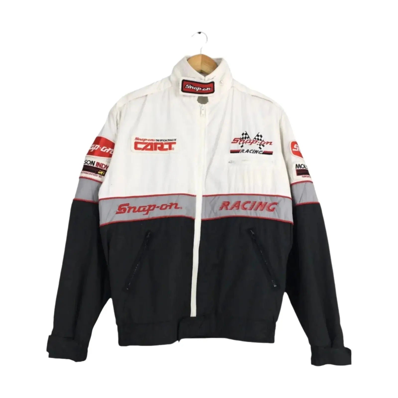 Vintage_Snap_On_Racing_Embroidered_Multicolor_F1_Team_Jacket.jpg Vintage Snap On Racing Embroidered Multicolor F1 Team Jacket – SpeedX Racegear product photo