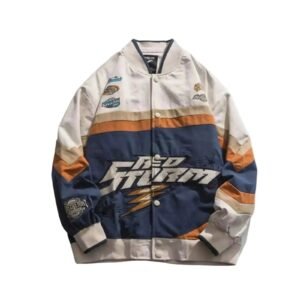 Women’s Retro Street Racing Jacket – SpeedX Racegear product photo